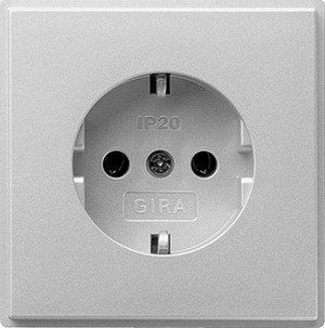 Pозетка с заземляющими
контактами 16 А / 250 В~
(IP 20) ― GIRA shop